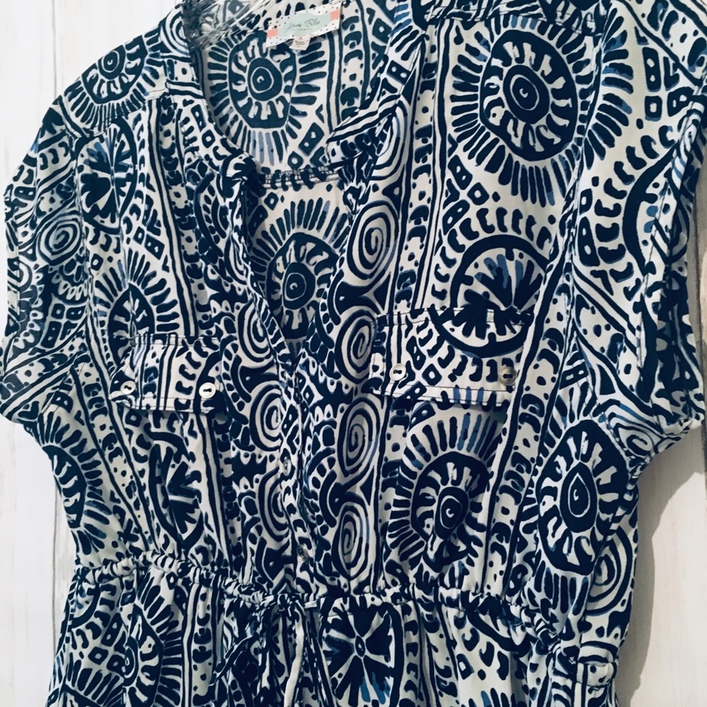 Aria Blu Maternity Blouse - L